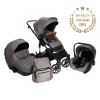 Bebe Stars Πολυκαρότσι Belize 3σε1 Grey 390T-186